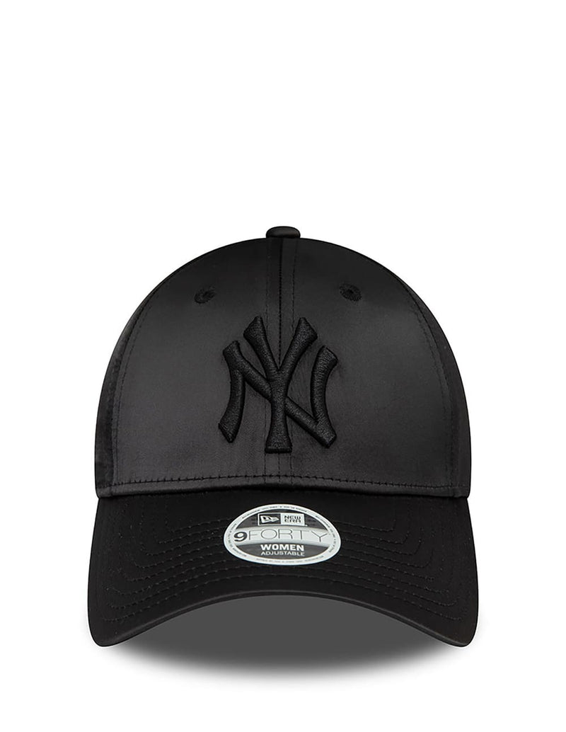 Gorra New York Yankees Satin Negra Mujer