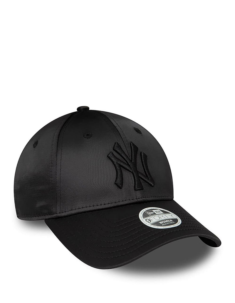 Gorra New York Yankees Satin Negra Mujer