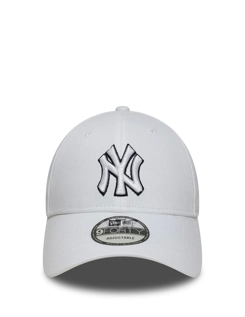 Gorra New Era New York Yankees MLB Outline 9FORTY Gris Unisex
