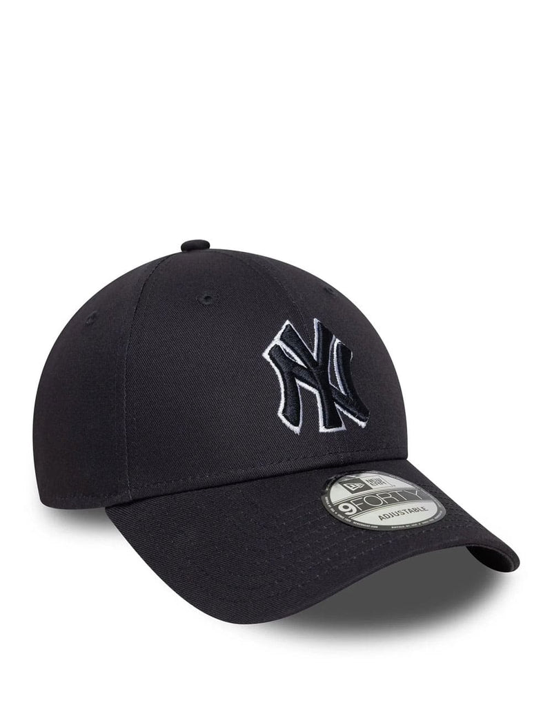 Gorra New Era New York Yankees MLB Outline 9FORTY Negra Unisex