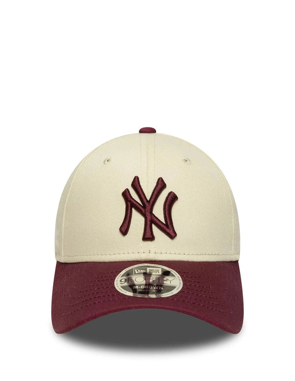 Gorra New Era New York Yankees MLB Colour Block 9FORTY Beige Unisex