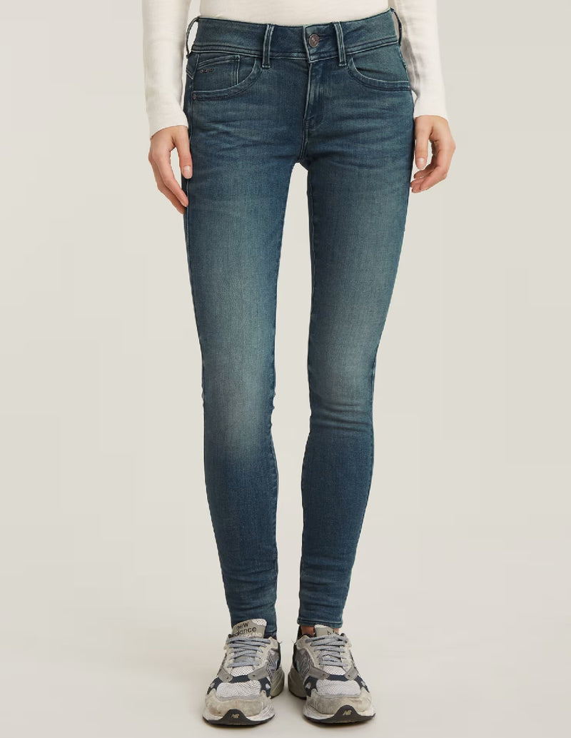 Pantalón Vaquero G-Star Lynn Skinny Azul Mujer