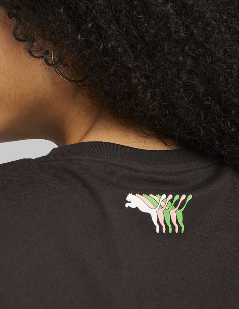 Camiseta Puma Brand Love Negra Mujer