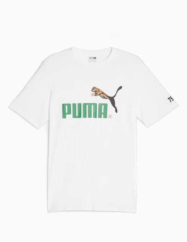 Camiseta Puma Classics No.1 Blanca Unisex