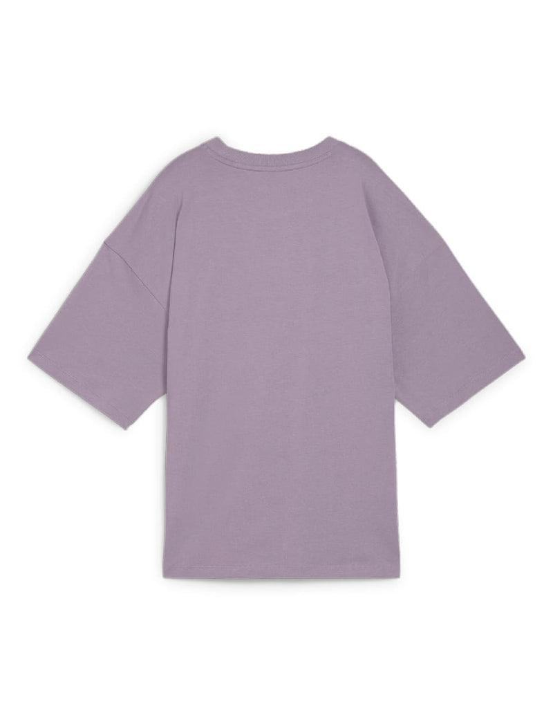 Camiseta Puma Dare To Oversized Cut-Out Morada Mujer