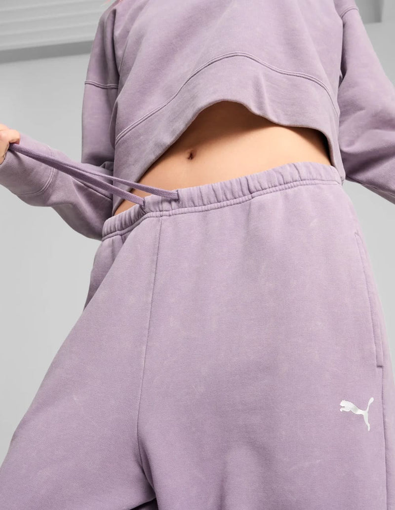 Pantalón Puma Dare To Efecto Lavado Morado Mujer