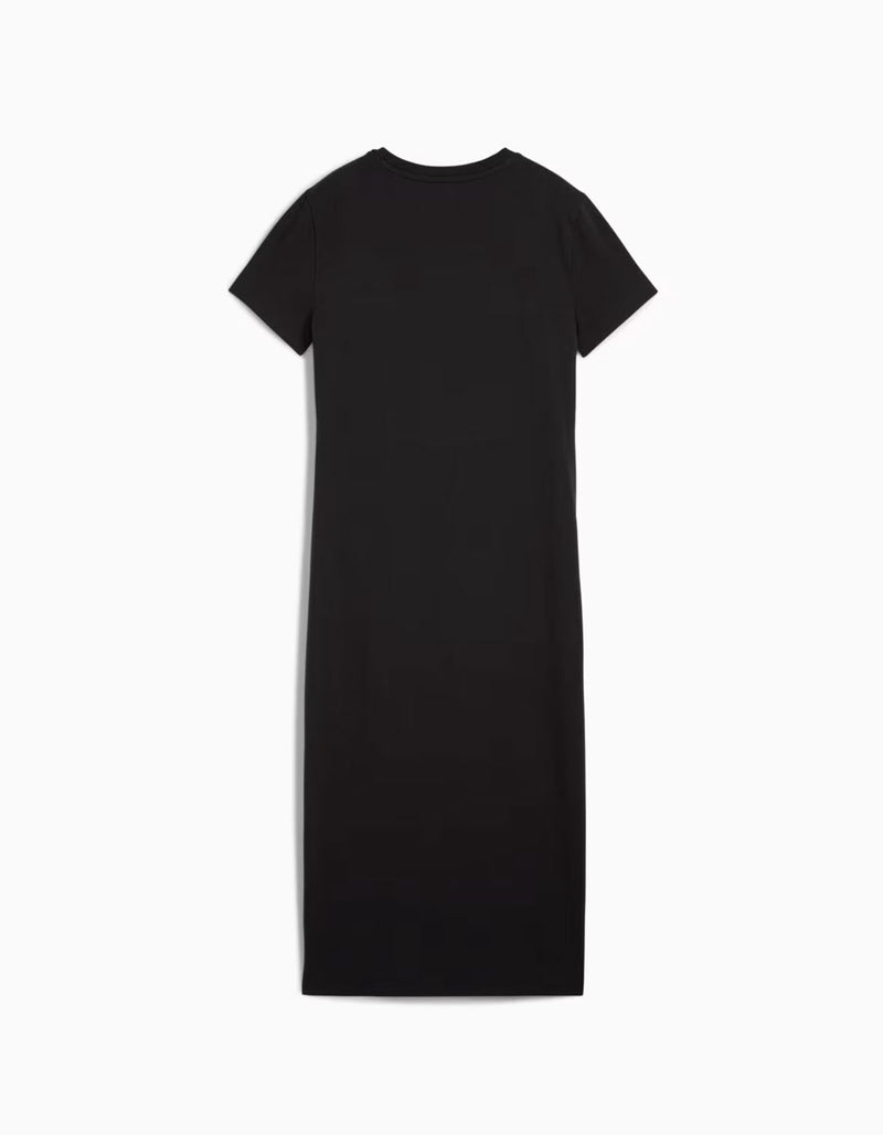 Vestido Puma Midi Cut-Out Negro Mujer