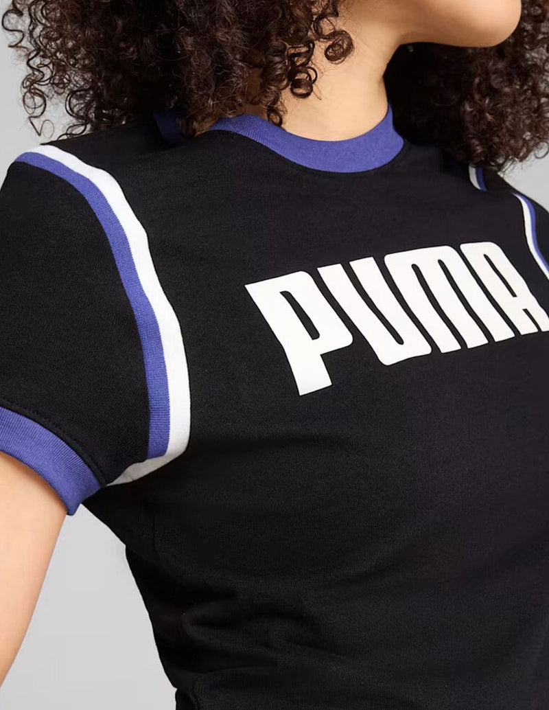 Camiseta Futura Puma Archive Negra Mujer