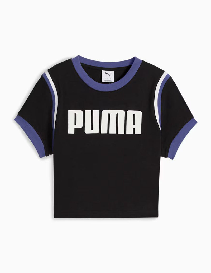 Camiseta Futura Puma Archive Negra Mujer