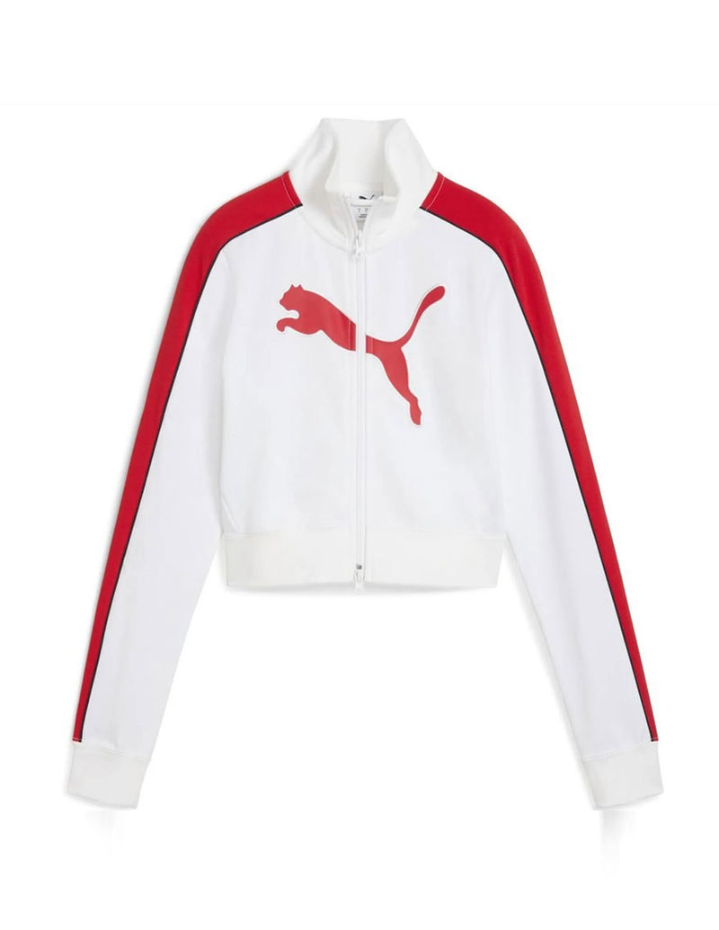 Chaqueta Puma Future Archive T7 Blanca y Roja Mujer