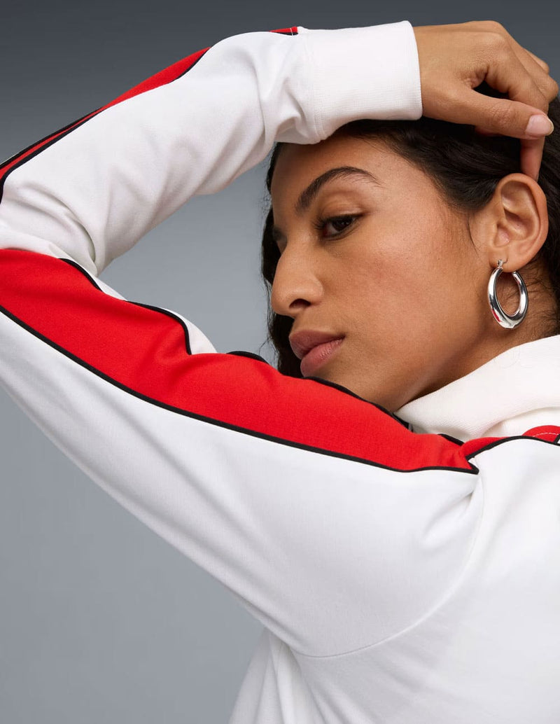 Chaqueta Puma Future Archive T7 Blanca y Roja Mujer