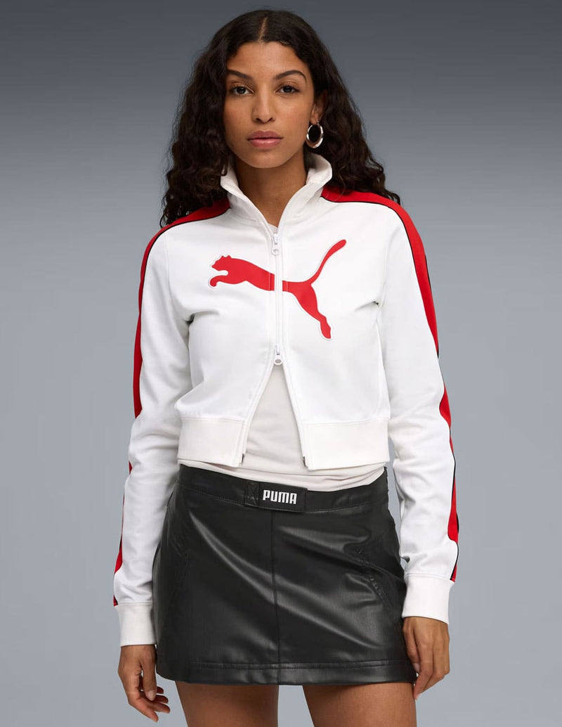 Chaqueta Puma Future Archive T7 Blanca y Roja Mujer