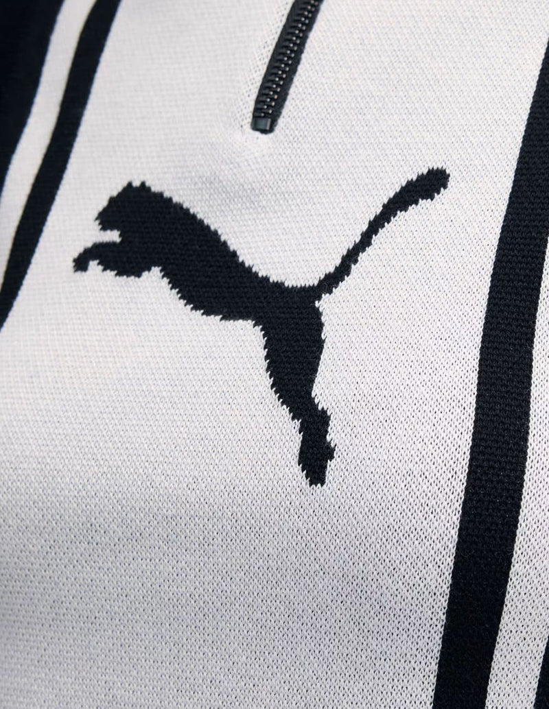Camiseta Puma Future Archive de Punto Negra y Blanca Mujer