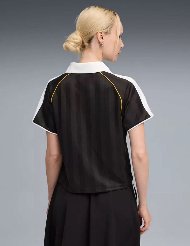 Camiseta Puma T7 Relaxed Negra Mujer