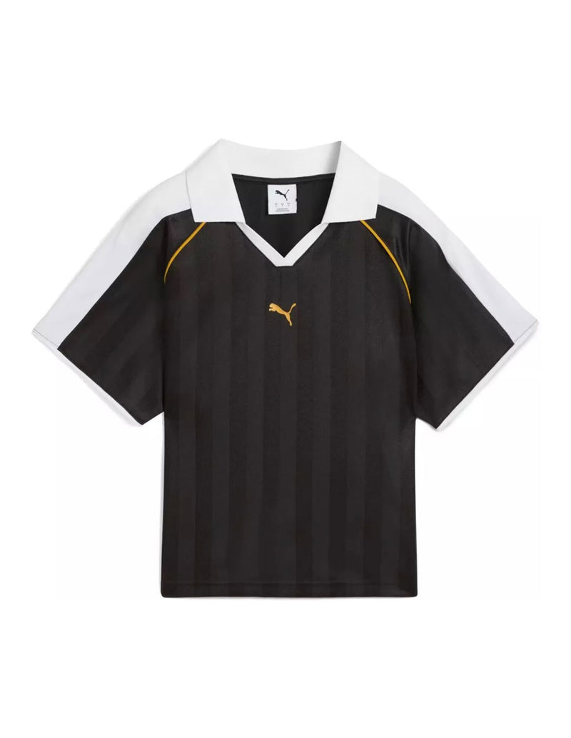 Camiseta Puma T7 Relaxed Negra Mujer
