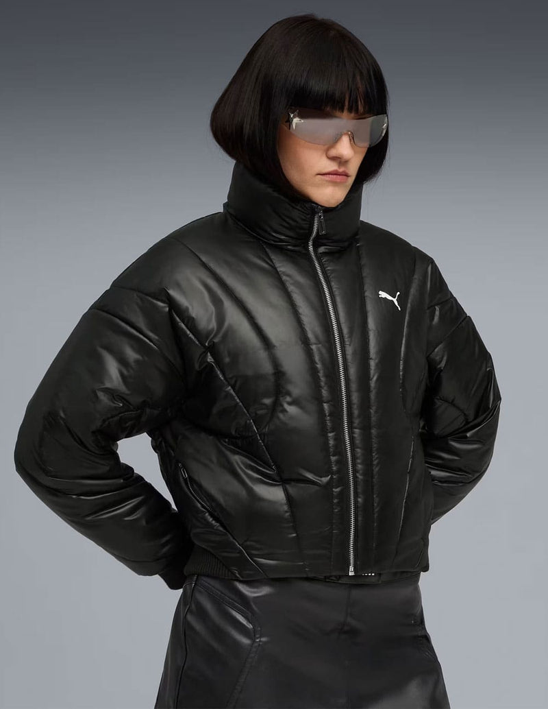 Chaqueta Puma DARE TO Acolchada Negra Mujer