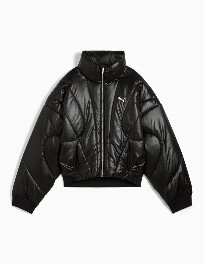 Chaqueta Puma DARE TO Acolchada Negra Mujer