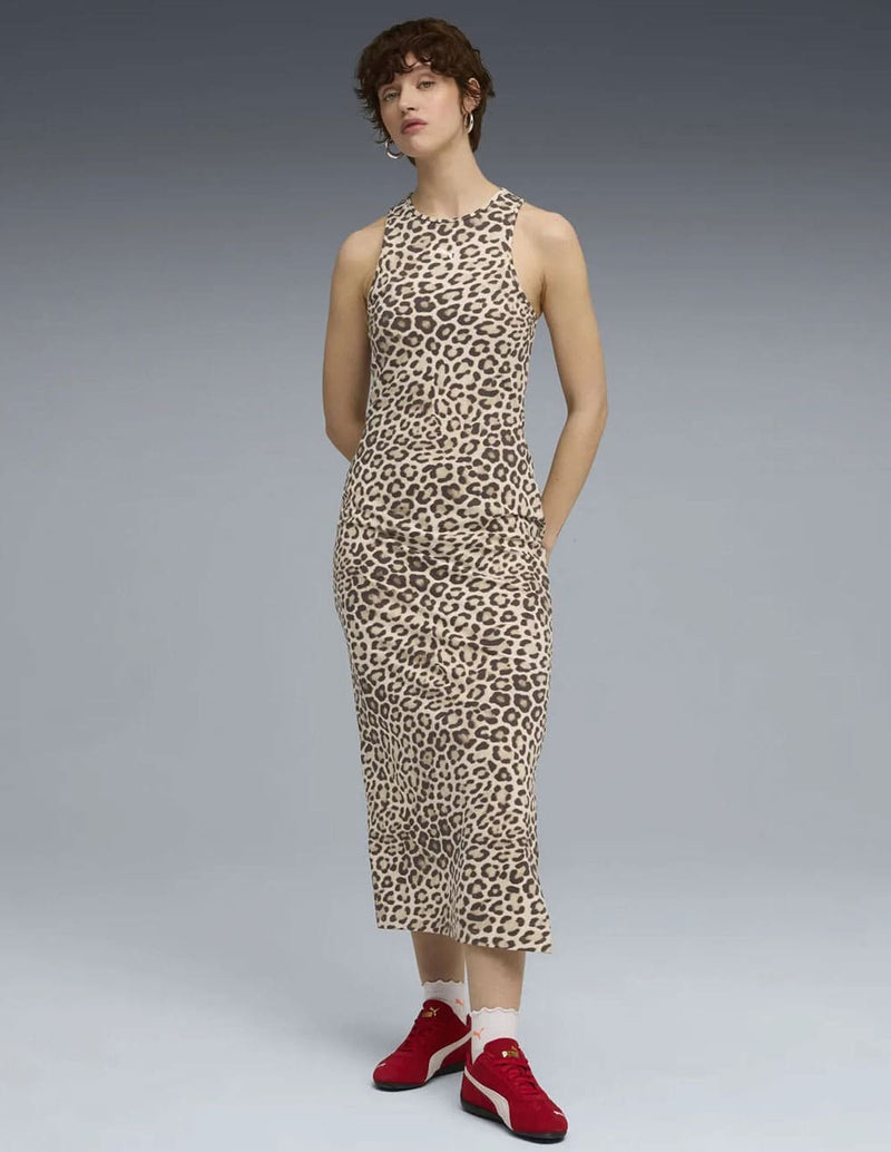Vestido Pumas Leo Luxe Estampado Multicolor Mujer