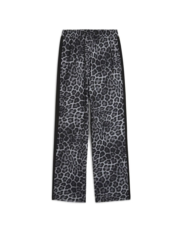 Pantalón Puma T7 Leo Luxe Estampado Negra Mujer