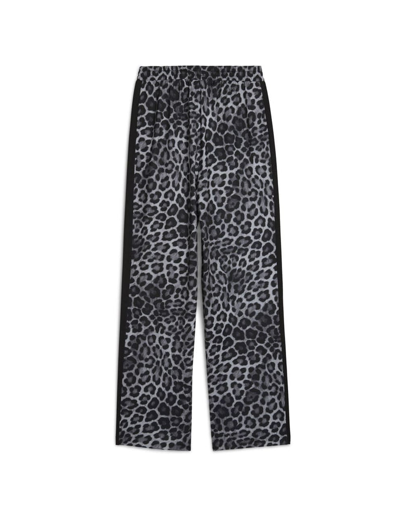 Pantalón Puma T7 Leo Luxe Estampado Negra Mujer