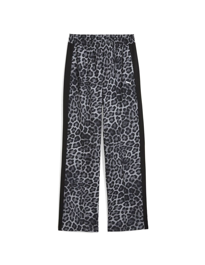 Pantalón Puma T7 Leo Luxe Estampado Negra Mujer