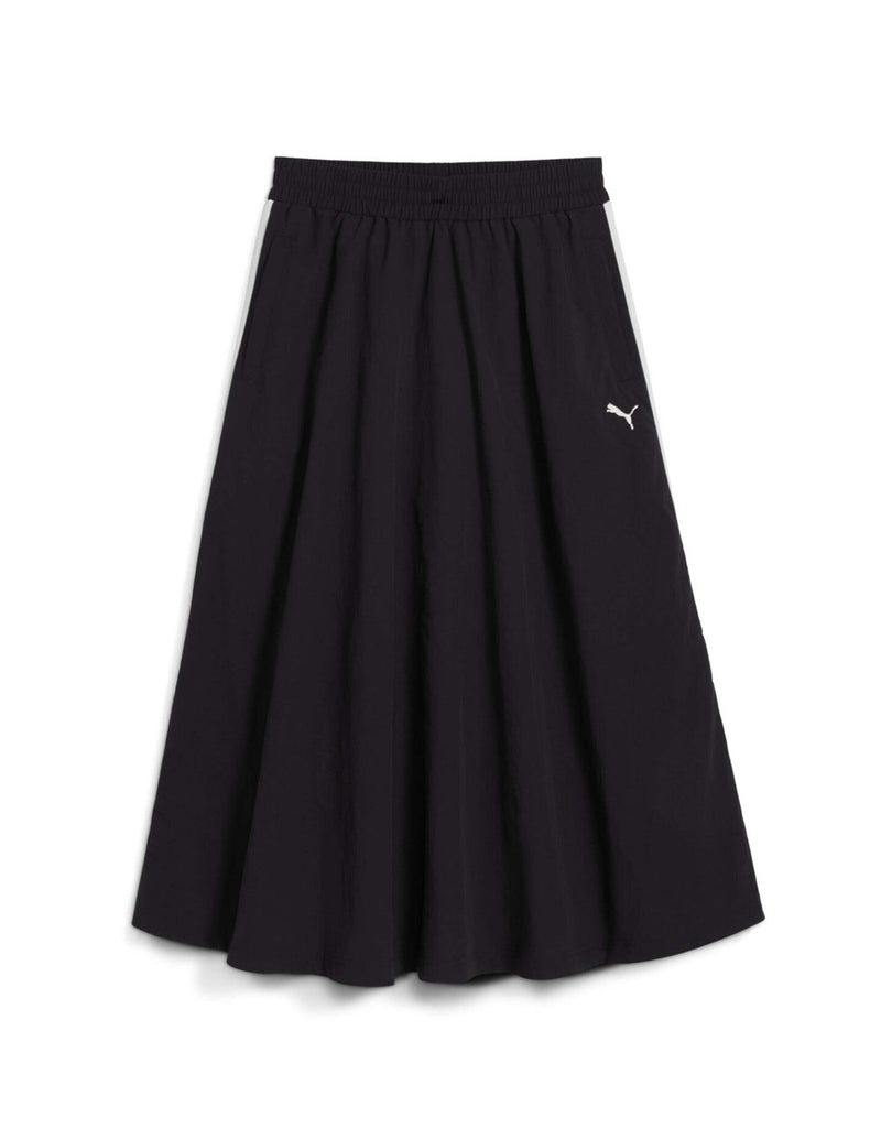 Falda Puma T7 Midi Negra Mujer