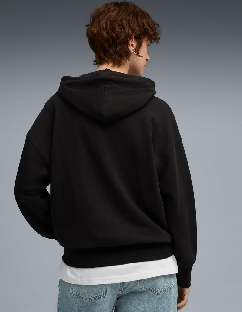 Sudadera con Capucha Puma Leopard Negra Mujer