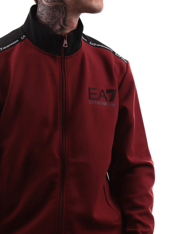 Chaqueta Emporio Armani EA7 con Logo Roja Hombre