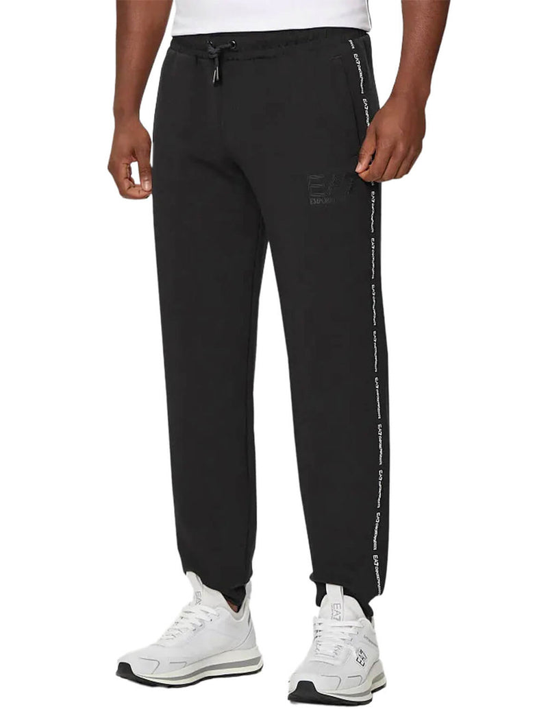 Pantalón Emporio Armani EA7 con Logo Negro Hombre