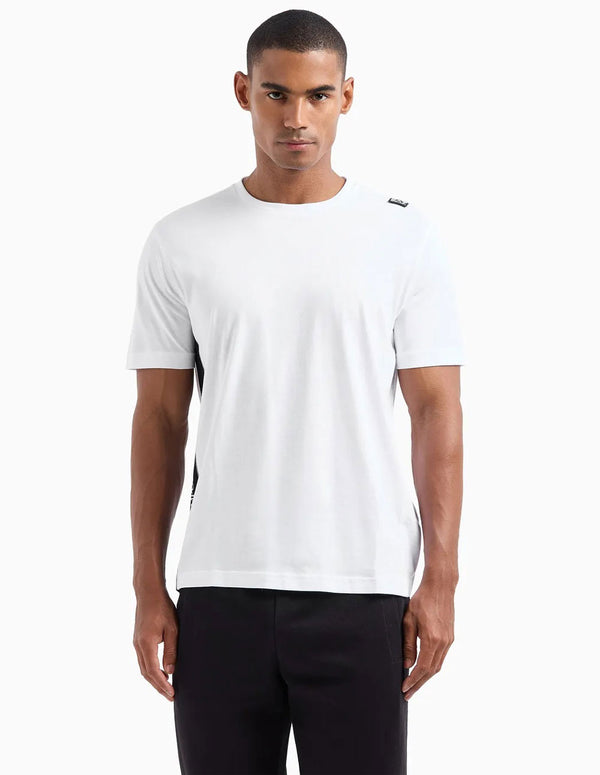 Camiseta Emporio Armani EA7 Logo Series Blanca Hombre