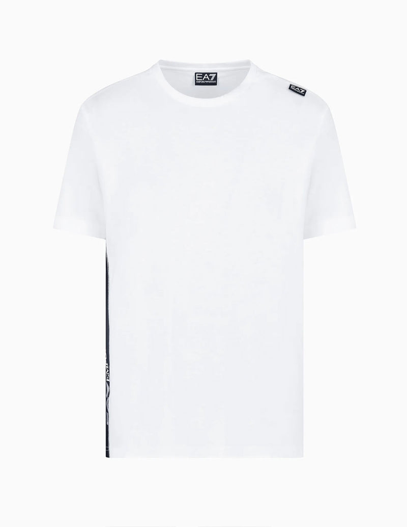 Camiseta Emporio Armani EA7 Logo Series Blanca Hombre