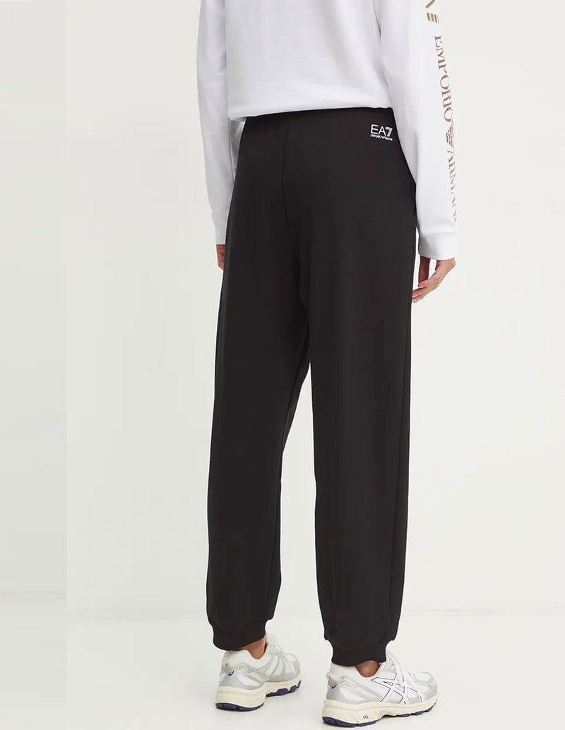 Pantalón Emporio Armani EA7 con Logo Negro Mujer