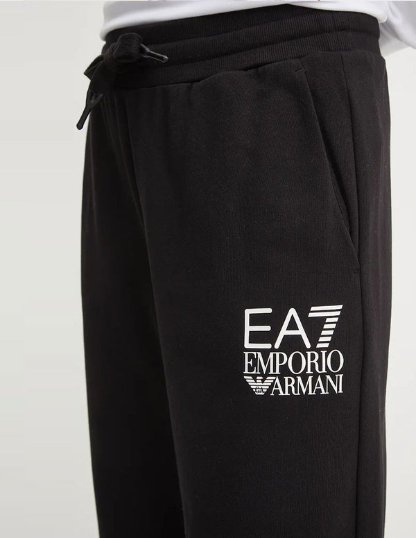 Pantalón Emporio Armani EA7 con Logo Negro Mujer