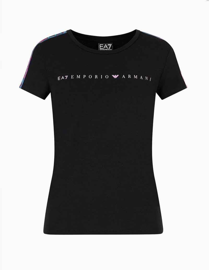 Camiseta Emporio Armani EA7 Dynamic Athlete Negra Mujer