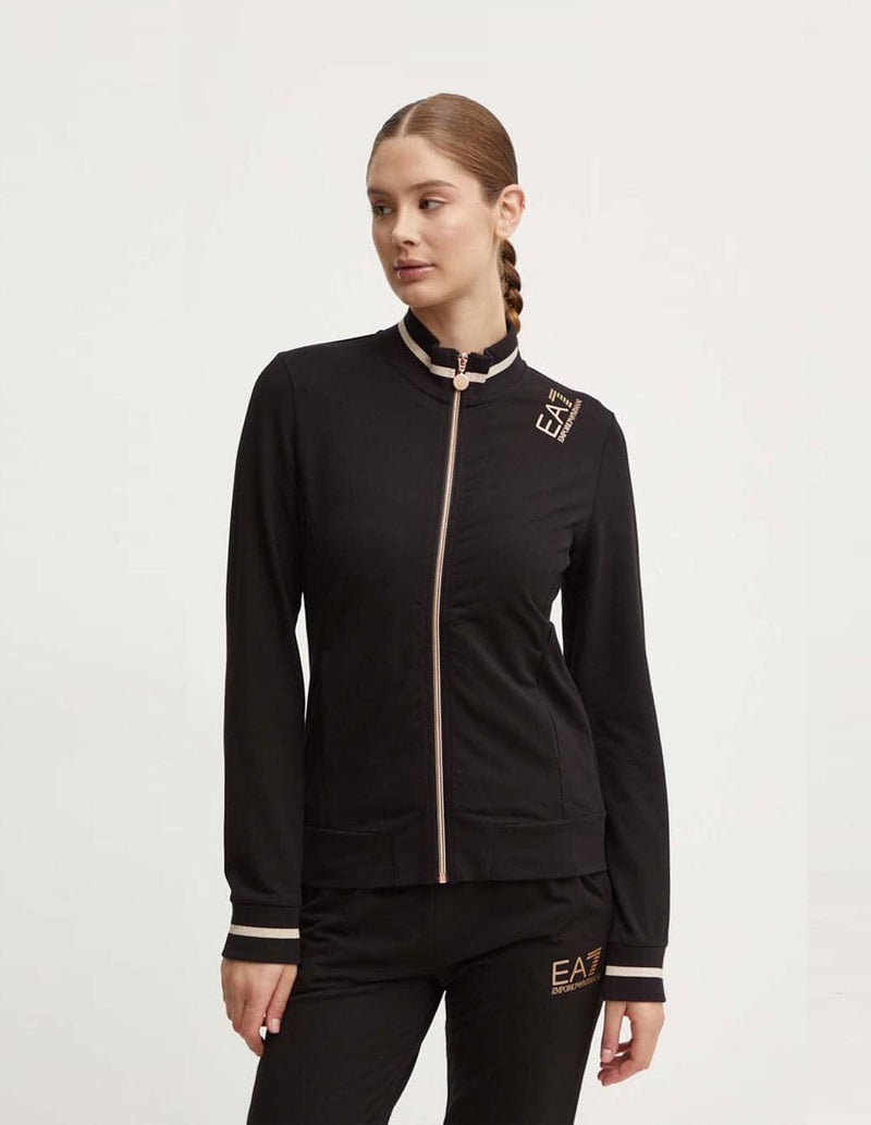 Chándal Emporio Armani EA7 con Logo Negro Mujer