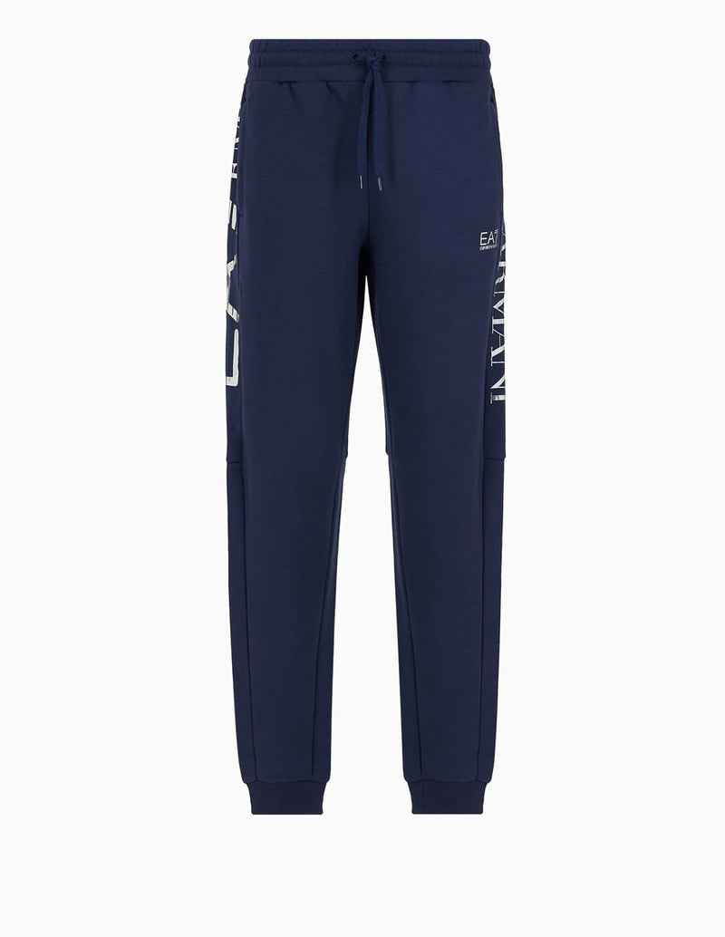 Pantalón de Chándal Emporio Armani EA7 Logo Series Azul Marino Hombre