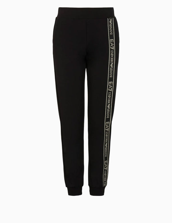 Pantalón de Chándal Emporio Armani EA7 Logo Series Negro Mujer