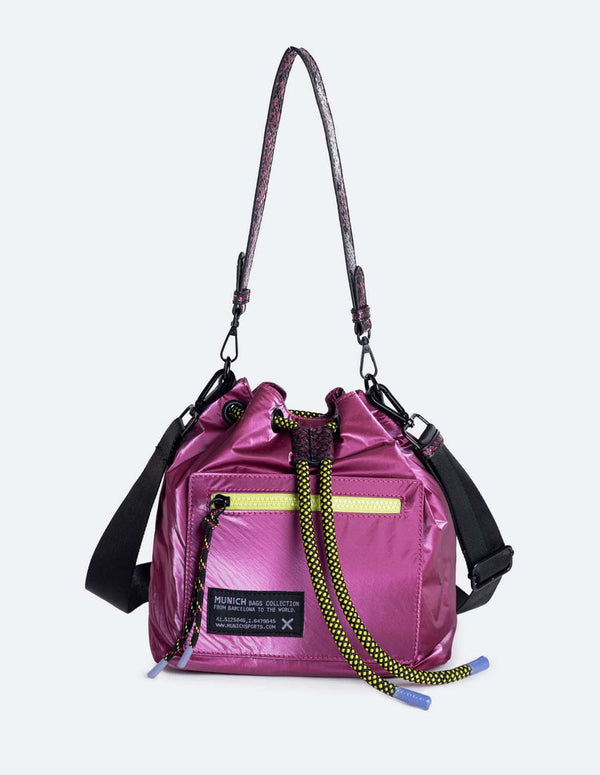 Bolso Munich Deep Bucket Fucsia Mujer 20 x 9 x 19