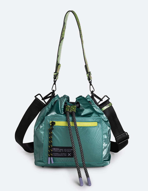 Bolso Munich Deep Bucket Verde Mujer 20 x 9 x 19