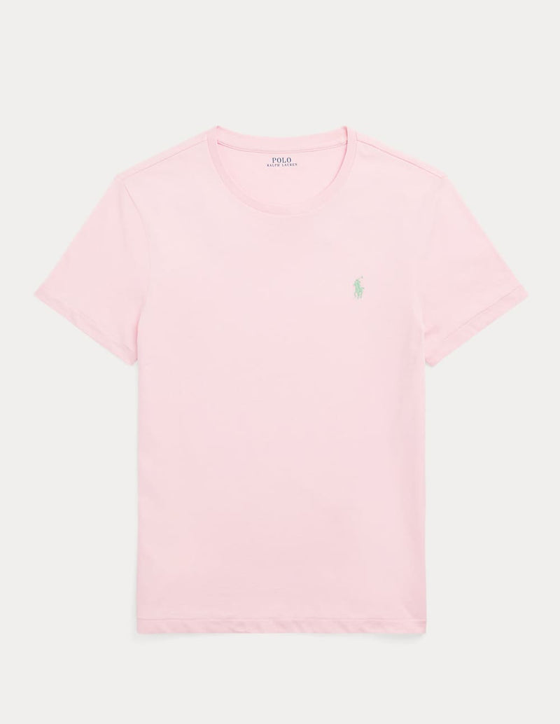 Camiseta Polo Ralph Lauren con Logo Rosa Hombre