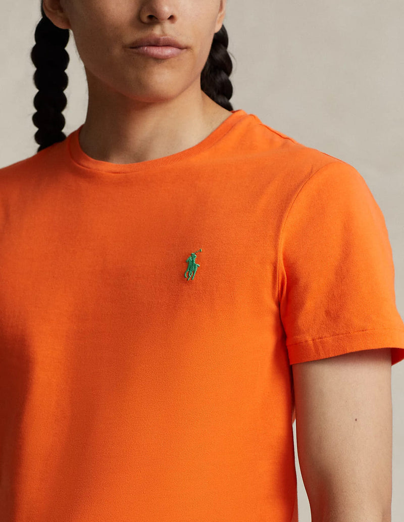 Camiseta Polo Ralph Lauren con Logo Naranja Hombre