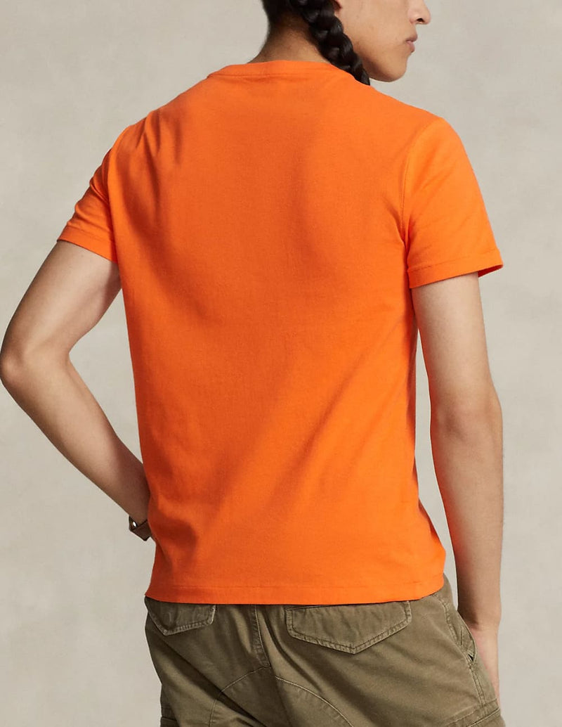 Camiseta Polo Ralph Lauren con Logo Naranja Hombre