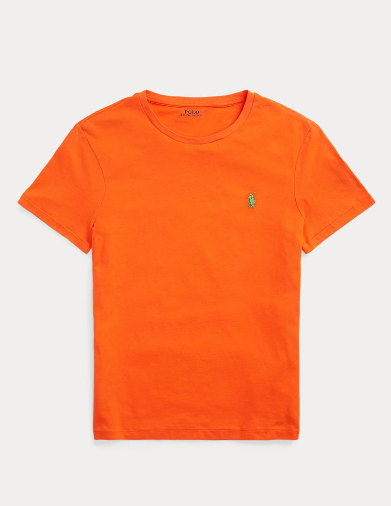 Camiseta Polo Ralph Lauren con Logo Naranja Hombre