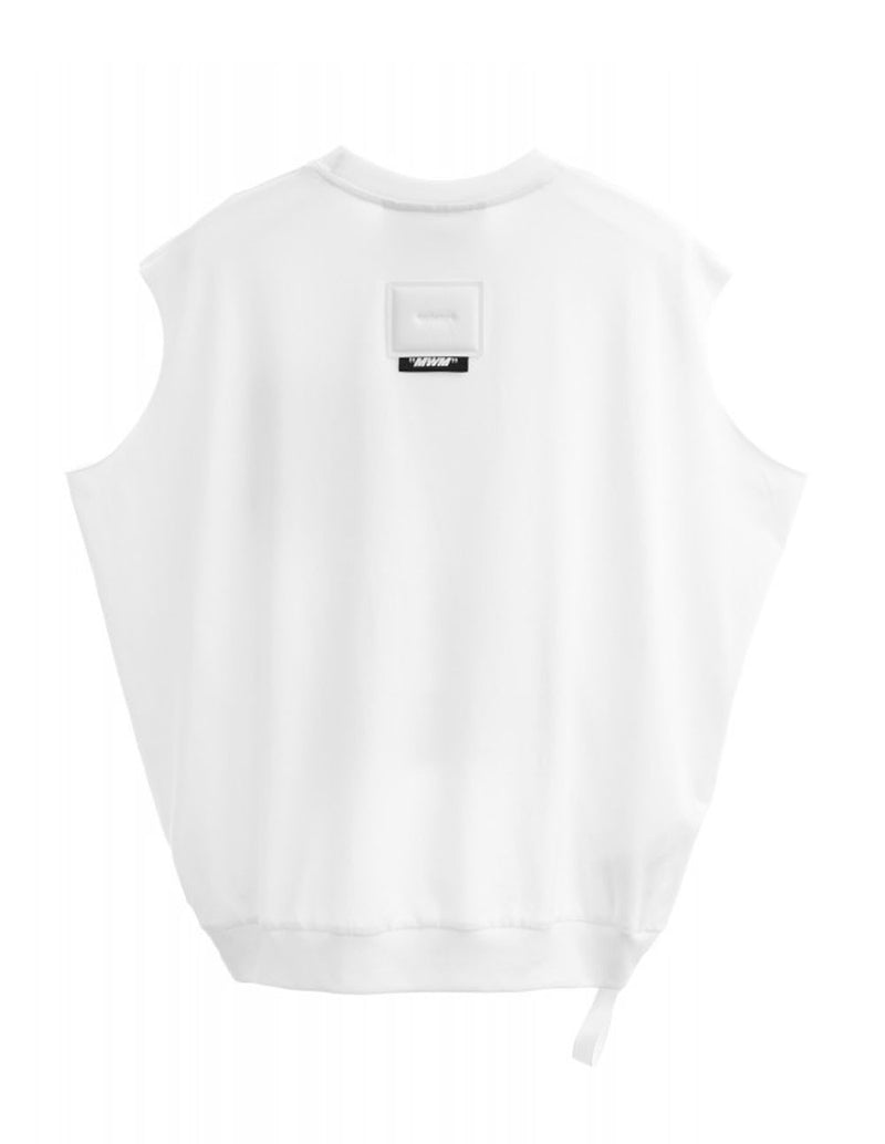 Top MWM Teddy Blanco Mujer