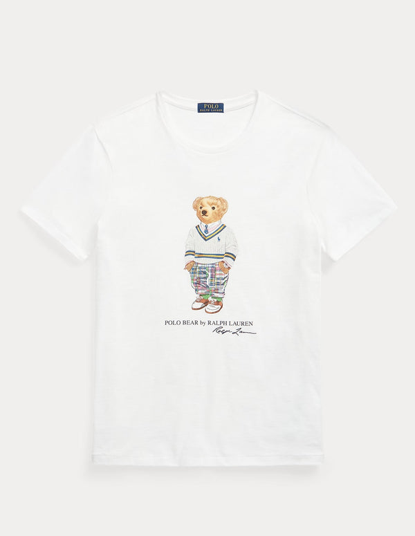 Camiseta Polo Ralph Lauren Polo Bear Blanca Hombre