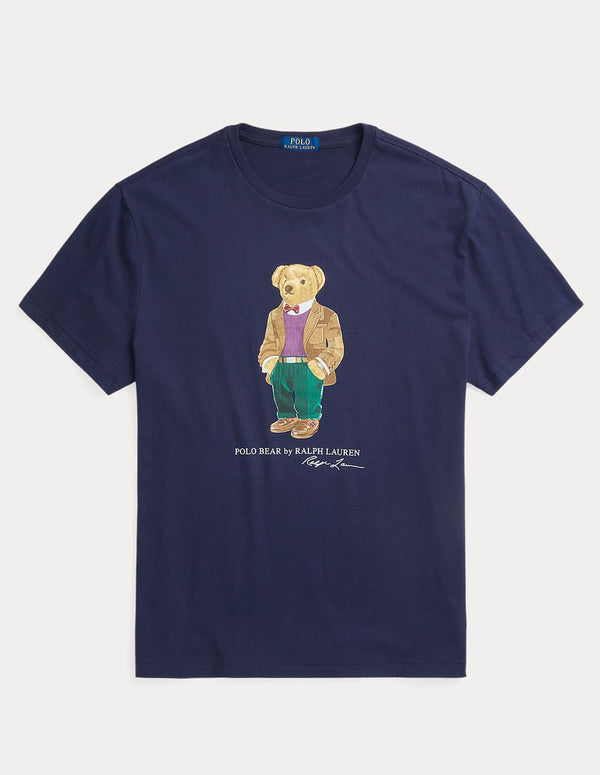 Camiseta Polo Ralph Lauren Classic Fit Polo Bear Azul Marino Hombre