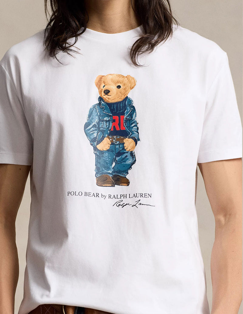 Camiseta Polo Ralph Lauren Polo Bear Classic Fit Blanca Hombre 710854497038 Comprar Online en Capitan Siroco Capitan Siroco