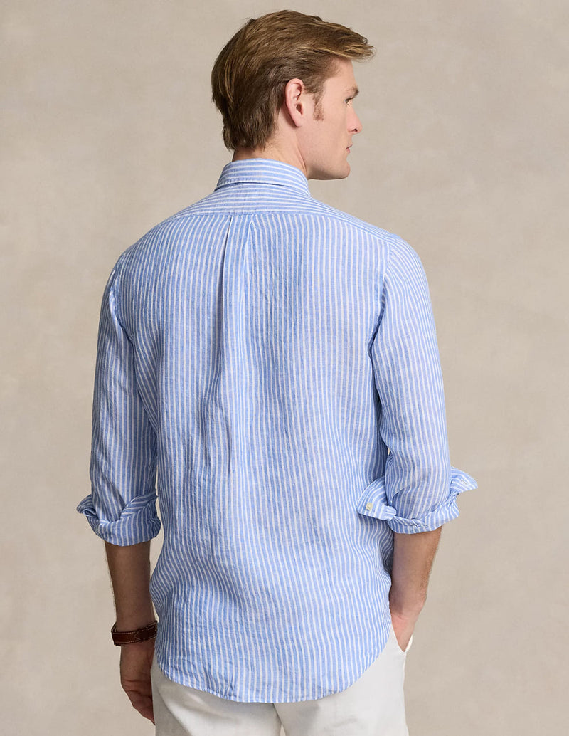 Striped Shirt Camisa Lino Polo Ralph Lauren Camisa Polo Ralph