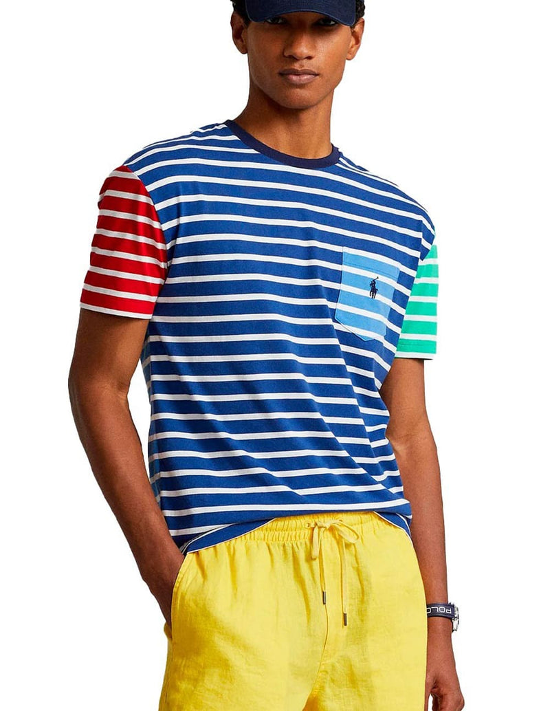 Camiseta Polo Ralph Lauren de Rayas Multicolor Hombre