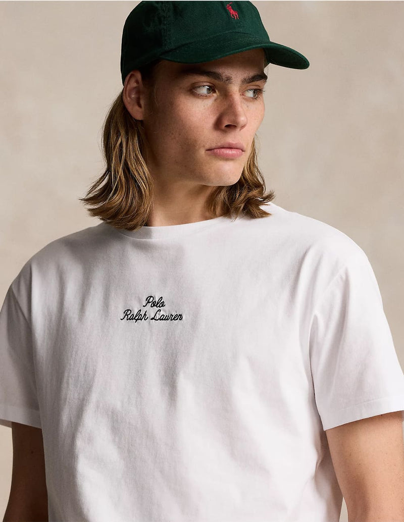 Camiseta Polo Ralph Lauren con Logo Blanca Hombre